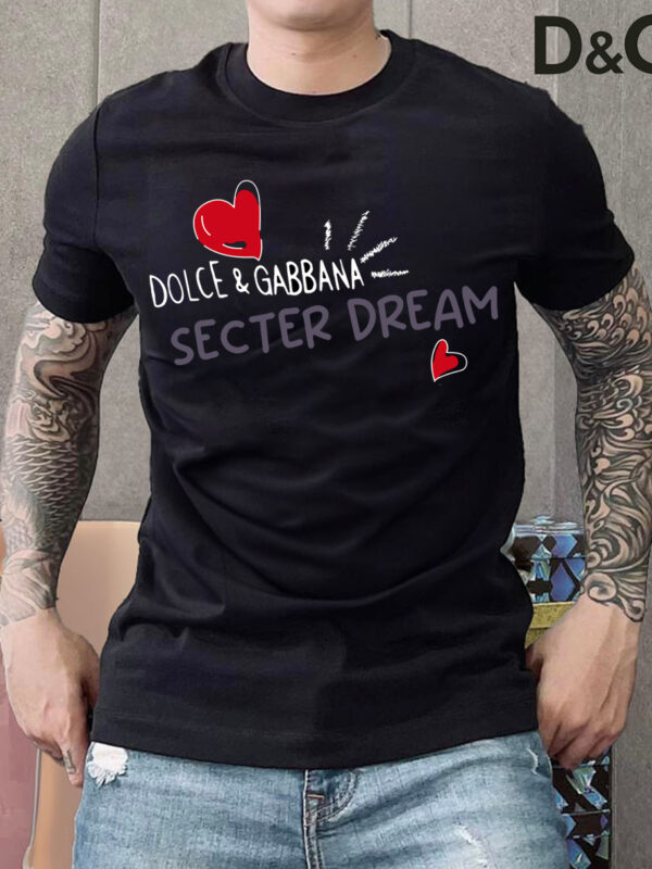 New 2025 – D Luxury Brand Premium T-Shirt Outfit For Men -Max012536