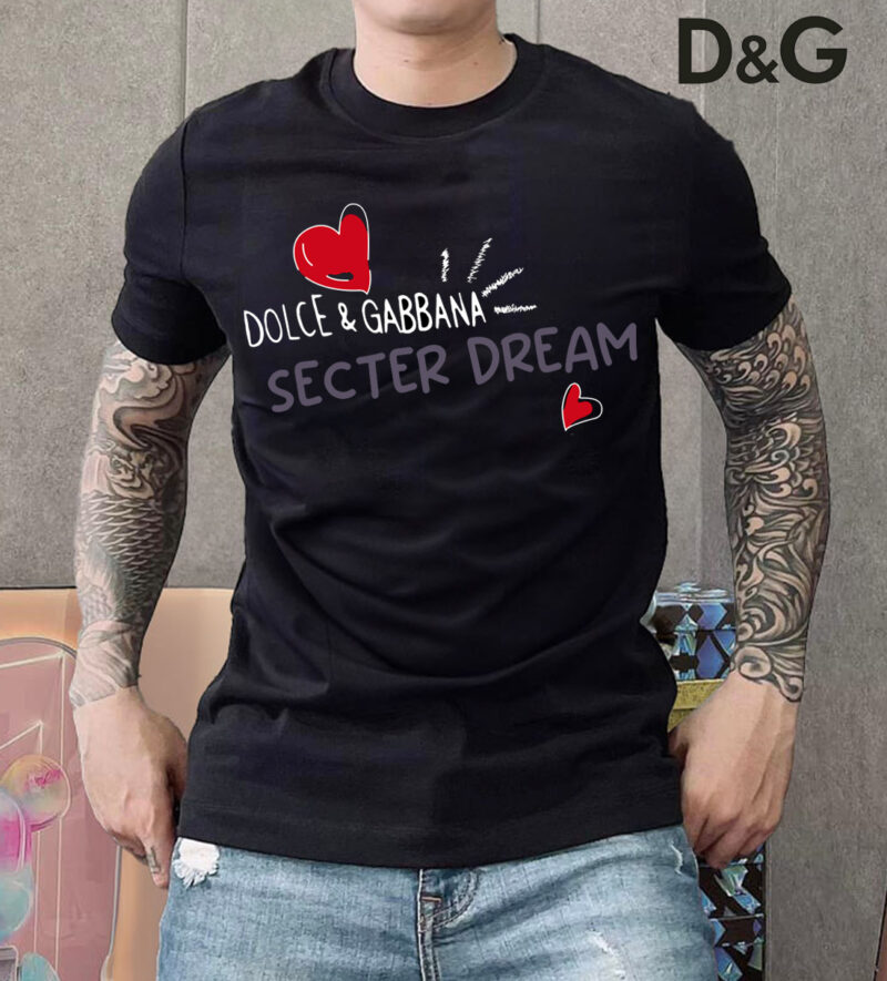 New 2025 – D Luxury Brand Premium T-Shirt Outfit For Men -Max012536