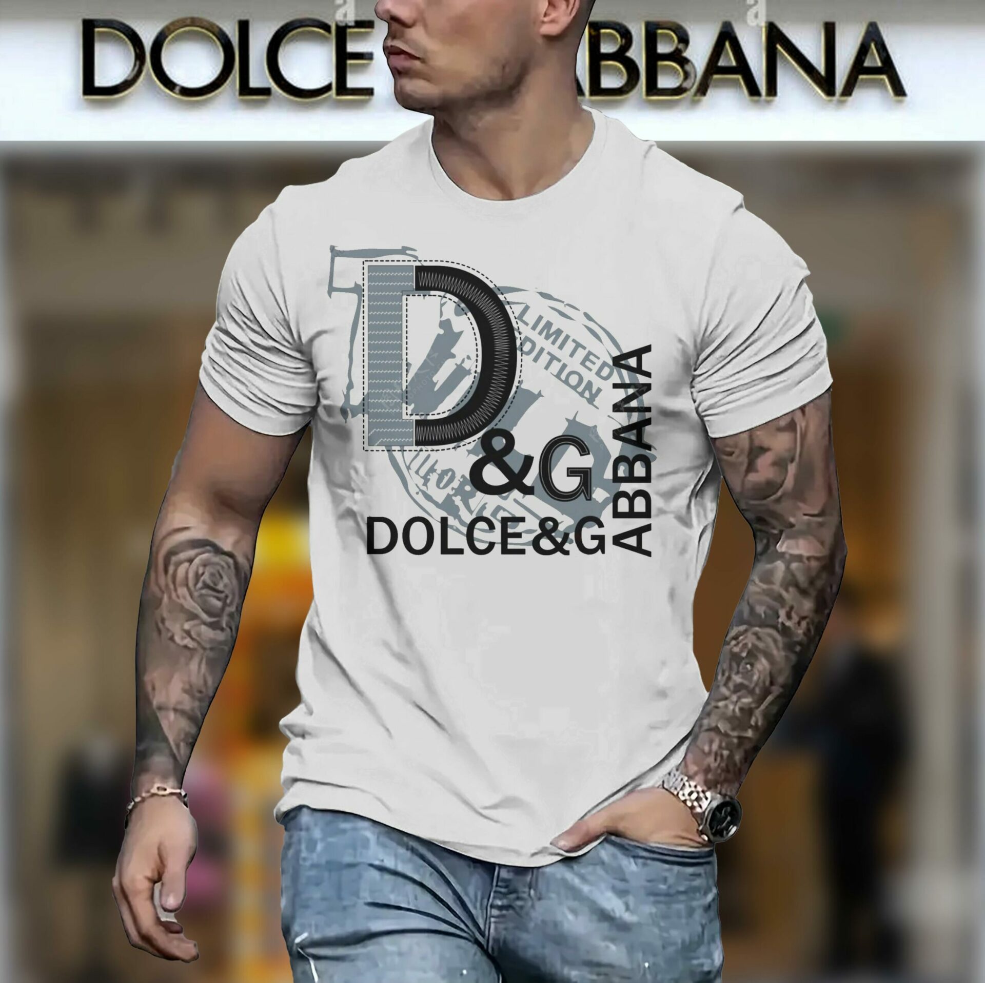 New 2025 – D Luxury Brand Premium T-Shirt Outfit For Men – Max012408