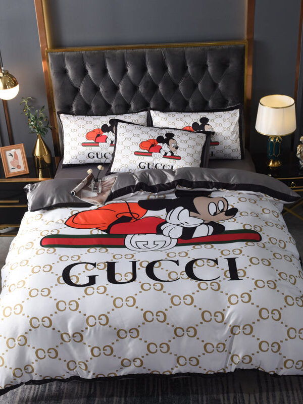 G  Premium Fashion Limited Luxury Brand Bedding Set Home Decor – Min00399