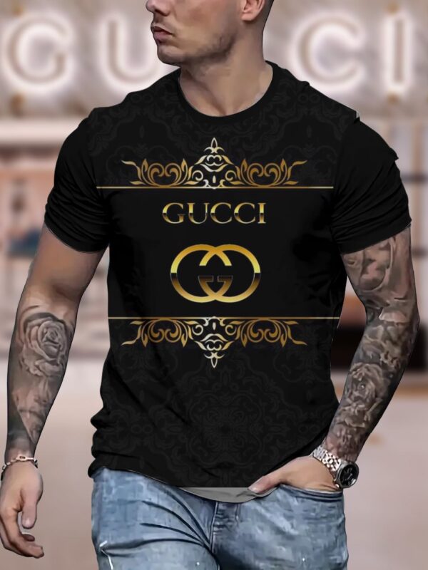 New 2025-  G  Luxury  Brand Premium T-Shirt Outfit For Men Women – Max011562