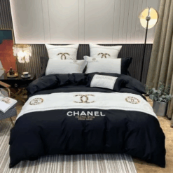 Chanel Premium Fashion Limited Luxury Brand Bedding Set Home Decor -Min00477