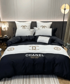 Chanel Premium Fashion Limited Luxury Brand Bedding Set Home Decor -Min00477