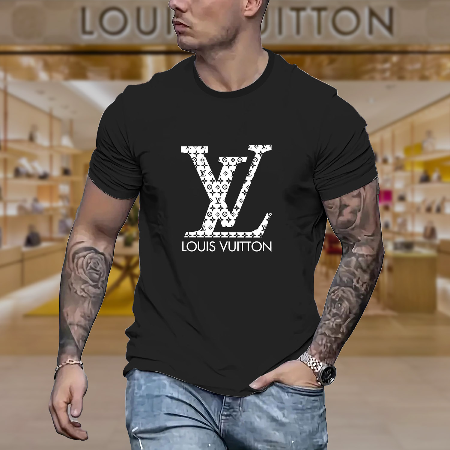 2025 – L  Luxury Brand Premium T-Shirt Outfit For Men -Max011474