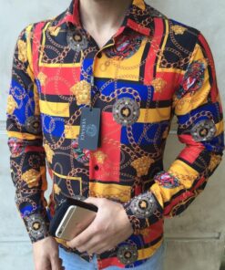 V -Luxury Long Sleeve Shirt CCY Max-Max07240