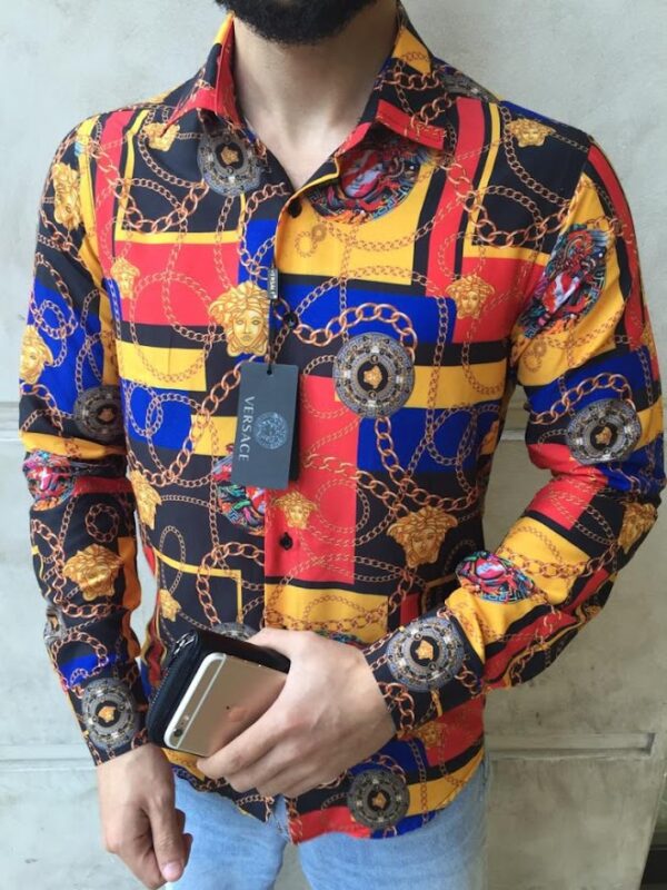 V -Luxury Long Sleeve Shirt CCY Max-Max07240