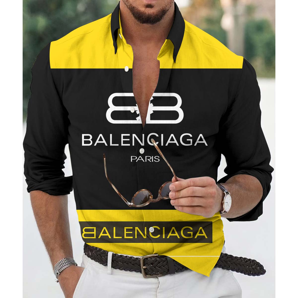 Men’s Long Sleeves Button Down Shirts -TDA002062