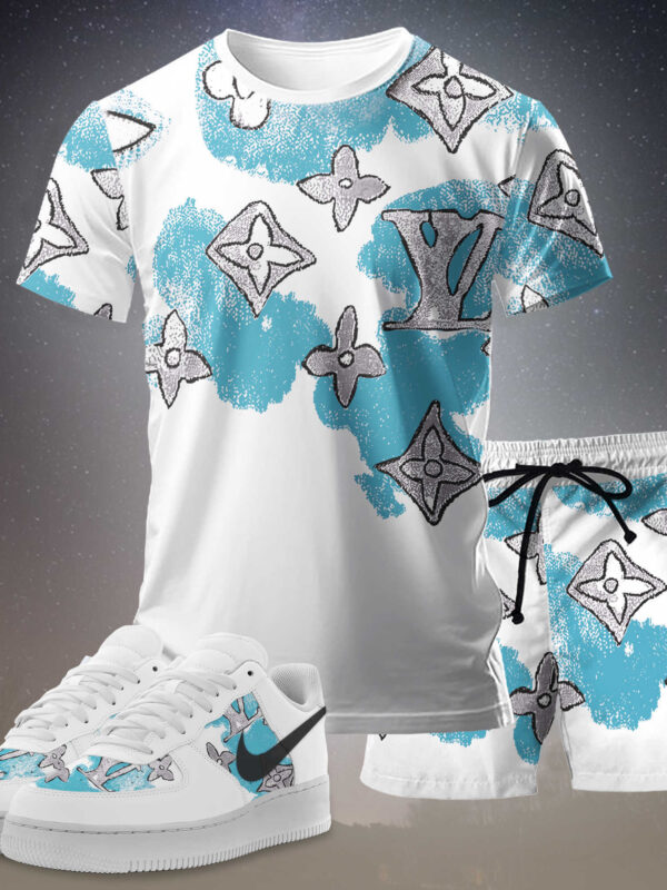 New 2025 – Set L Tracksuit  Air Force 1 & T-shirt & Shorts – win19424