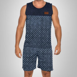 New 2025 – L Luxury Brand Premium Tanktop & Shorts Outfit For Men Max012586