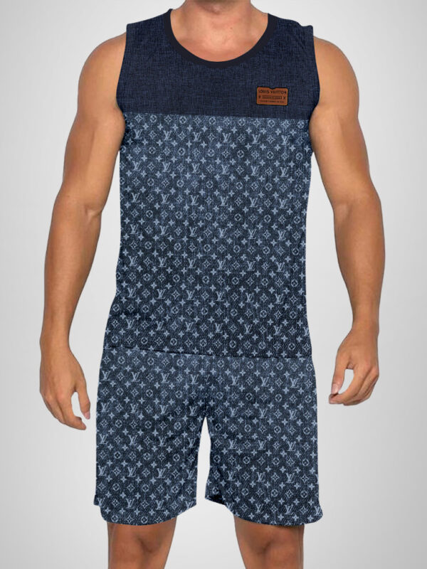 New 2025 – L Luxury Brand Premium Tanktop & Shorts Outfit For Men Max012586