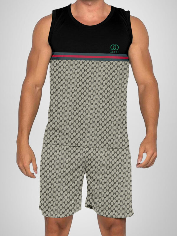 New 2025 -G Luxury Brand Premium Tanktop & Shorts Outfit For Men -Max012620
