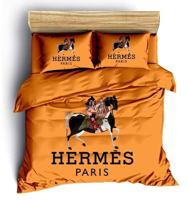 Hermes Limited Luxury Brand Bedding Set Home Decor – Max010118