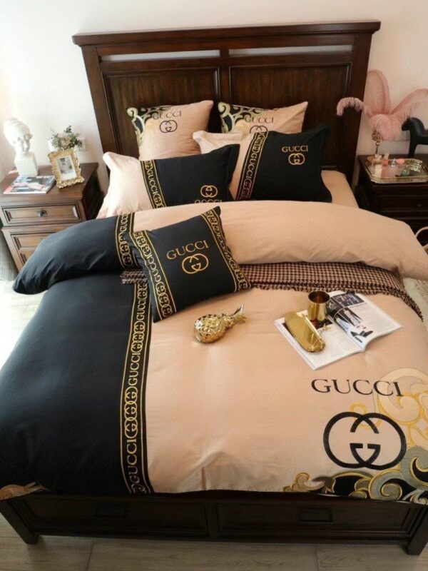 G  Premium Fashion Limited Luxury Brand Bedding Set Home Decor – Min00365