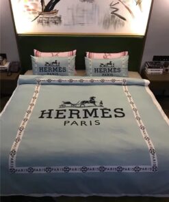 Hermes Limited Luxury Brand Bedding Set Home Decor – Max010108