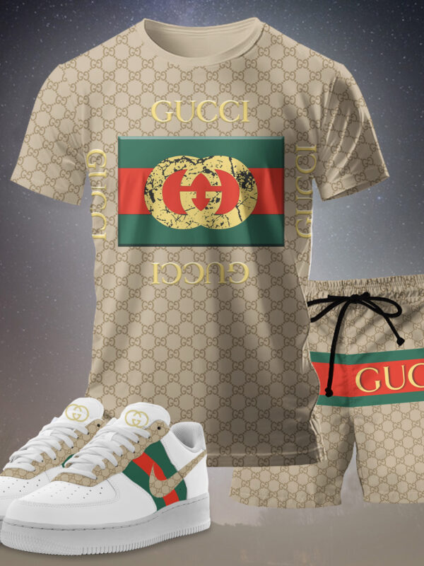 New 2025 – Set G Tracksuit  Air Force 1 & T-shirt & Shorts – chic210422