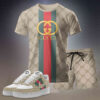 New 2025 – Set G Tracksuit  Air Force 1 & T-shirt & Shorts – chic260406
