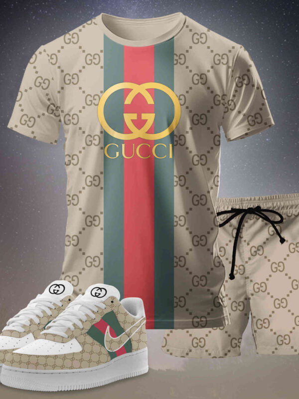New 2025 – Set G Tracksuit  Air Force 1 & T-shirt & Shorts – chic260406