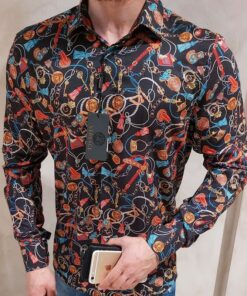 V -Luxury Long Sleeve Shirt CCY Max-Max07228