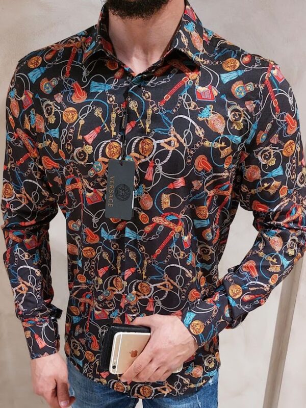 V -Luxury Long Sleeve Shirt CCY Max-Max07228