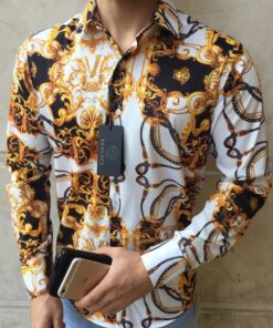 V -Luxury Long Sleeve Shirt CCY Max-Max07241