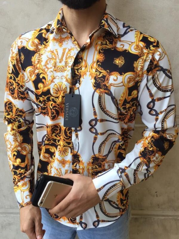 V -Luxury Long Sleeve Shirt CCY Max-Max07241