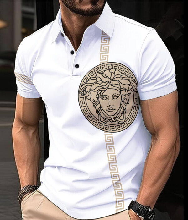 Limited Edition V**sace Polo Shirt For Men –  Max2407091565