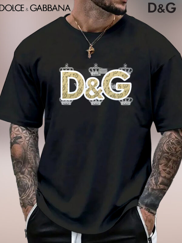 New 2025 – D Luxury Brand Premium T-Shirt Outfit For Men -Max012678