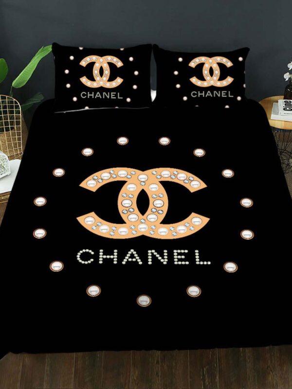 Chanel Premium Fashion Limited Luxury Brand Bedding Set Home Decor -Min00475