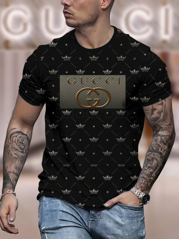 New 2025-  G  Luxury  Brand Premium T-Shirt Outfit For Men Women – Max011675