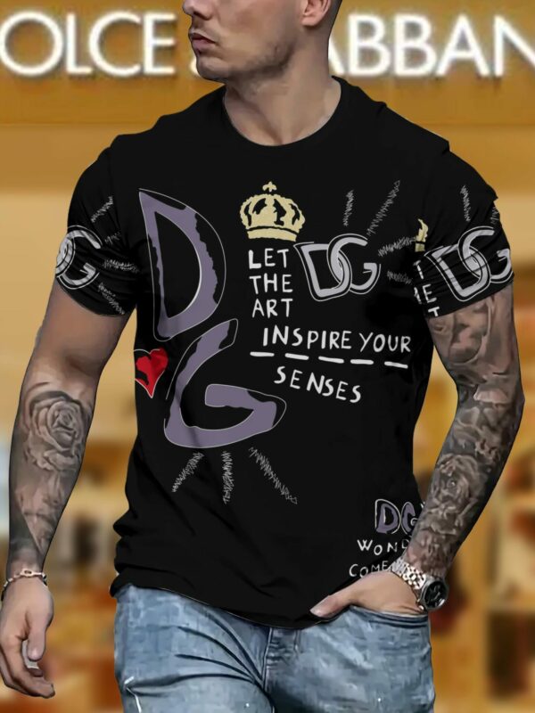 New 2025 – D Luxury Brand Premium T-Shirt Outfit For Men –  Max012488