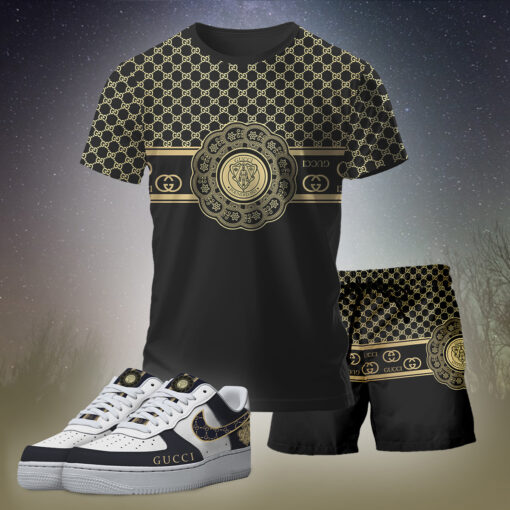 New 2025 – Set G Tracksuit  Air Force 1 & T-shirt & Shorts – CHIC110403