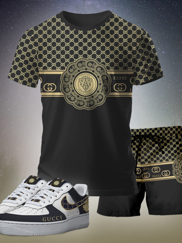 New 2025 – Set G Tracksuit  Air Force 1 & T-shirt & Shorts – CHIC110403