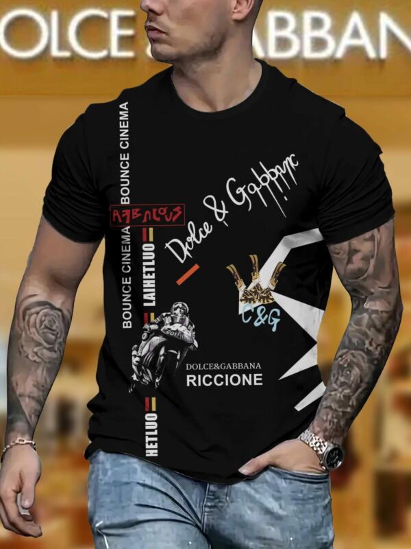 New 2025 – D Luxury Brand Premium T-Shirt Outfit For Men – Max012480