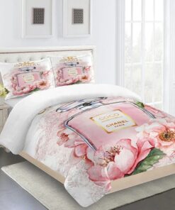 Chanel Premium Fashion Limited Luxury Brand Bedding Set Home Decor -Min00425