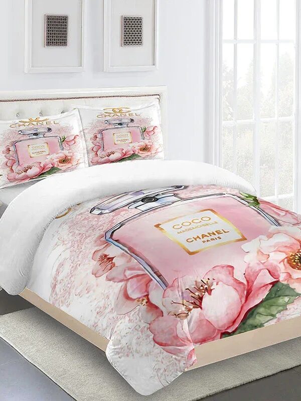 Chanel Premium Fashion Limited Luxury Brand Bedding Set Home Decor -Min00425
