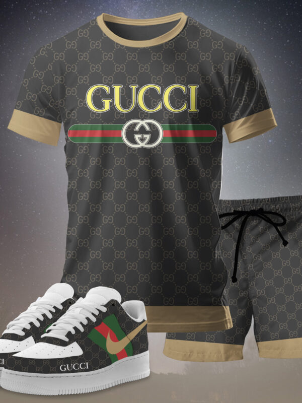 New 2025 – Set G Tracksuit  Air Force 1 & T-shirt & Shorts – chic210413