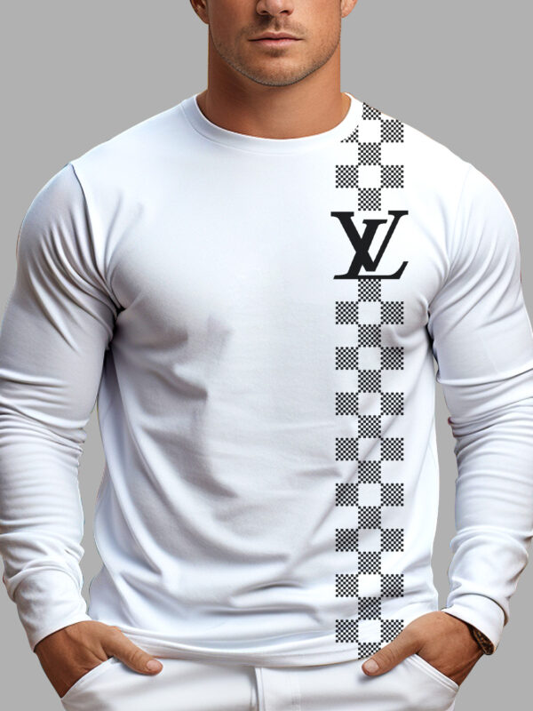 New 2025- Long Sleeves Shirt  for men women luxury brand clothing clothes outfit -PU24112104