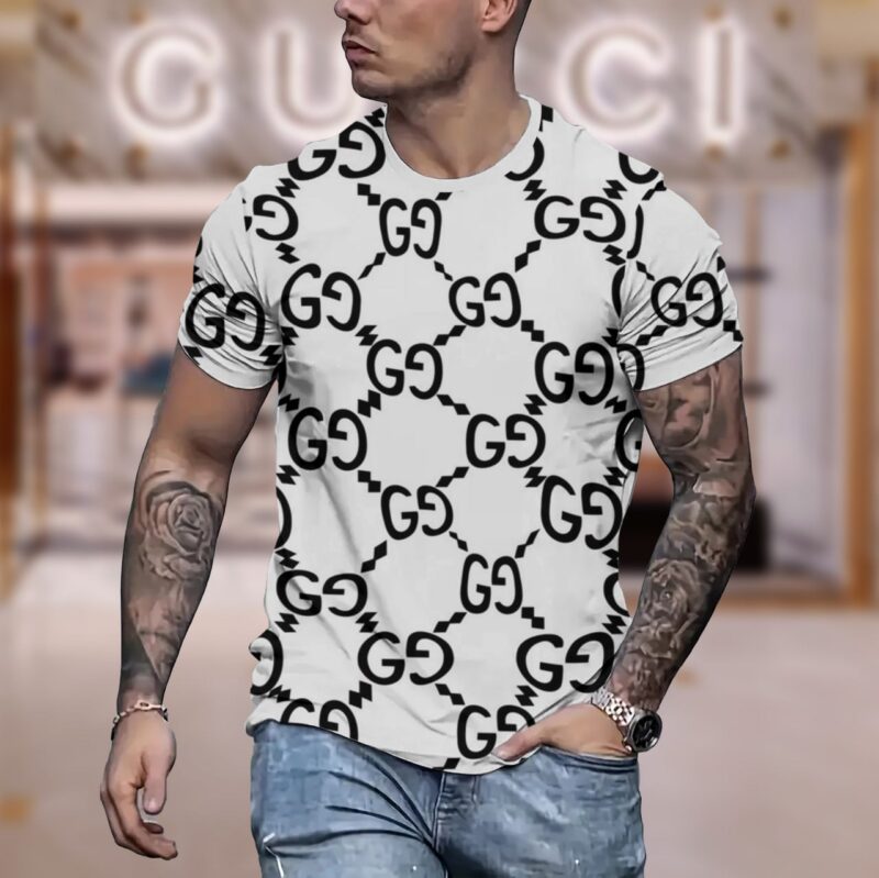 New 2025-  G  Luxury  Brand Premium T-Shirt Outfit For Men Women – Max011573