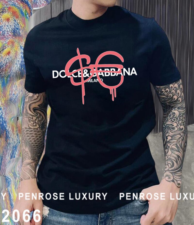 New 2025 – D Luxury Brand Premium T-Shirt Outfit For Men -Max012686
