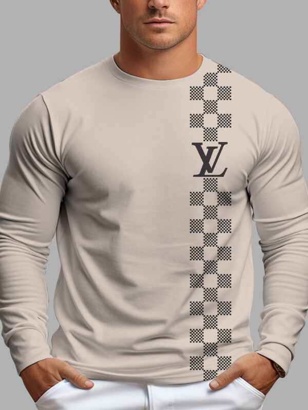 New 2025- Long Sleeves Shirt  for men women luxury brand clothing clothes outfit -PU24112105