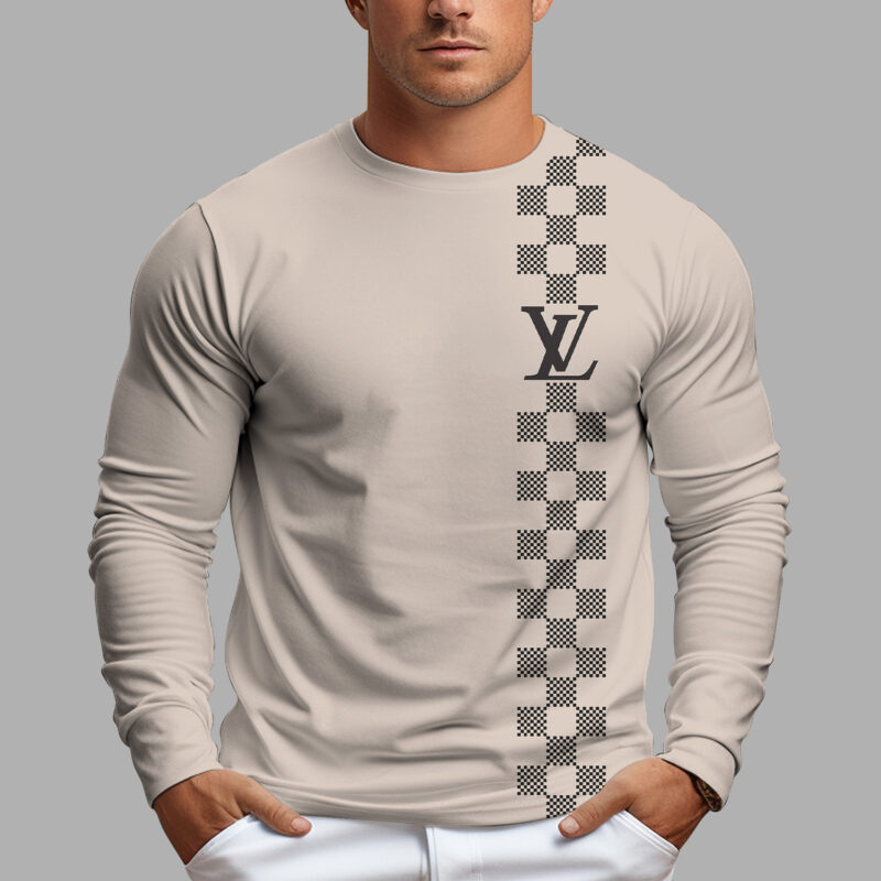 New 2025- Long Sleeves Shirt  for men women luxury brand clothing clothes outfit -PU24112105