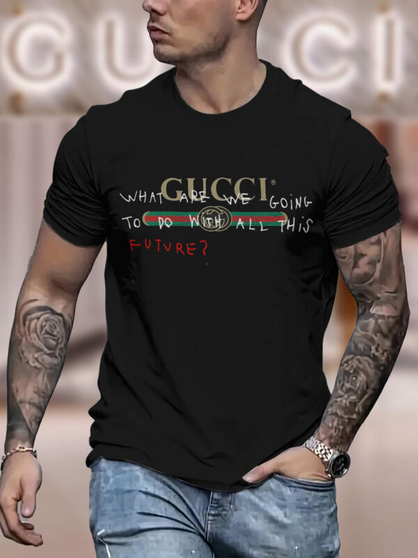 New 2025-  G  Luxury  Brand Premium T-Shirt Outfit For Men Women – Max011673