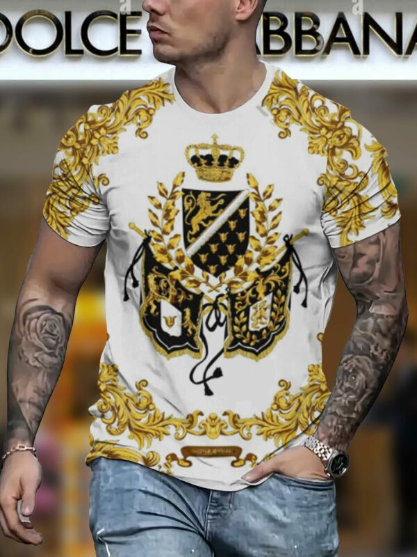New 2025 – D Luxury Brand Premium T-Shirt Outfit For Men – Max012441