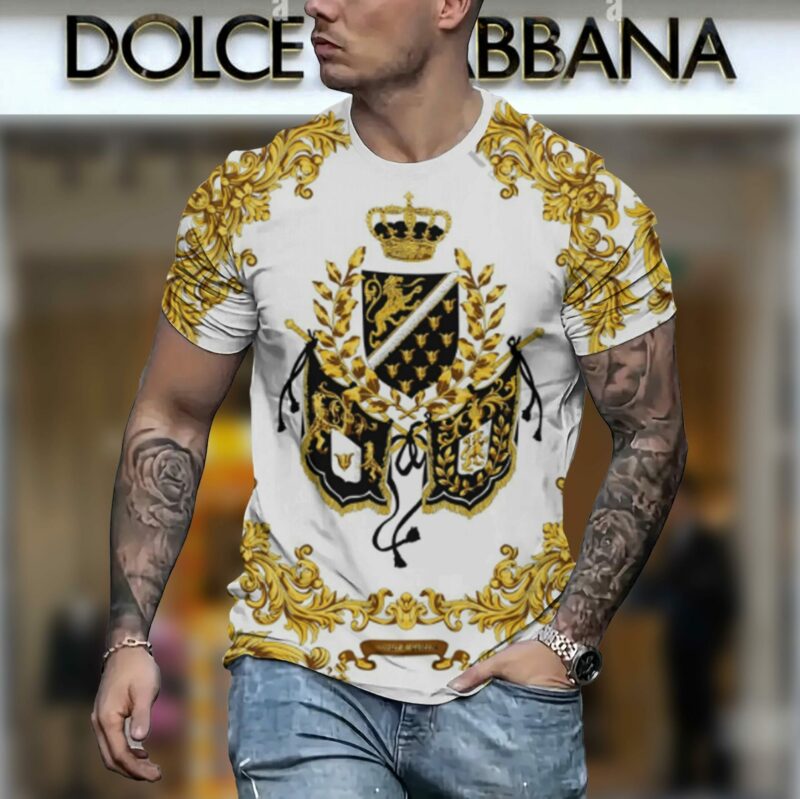 New 2025 – D Luxury Brand Premium T-Shirt Outfit For Men – Max012441