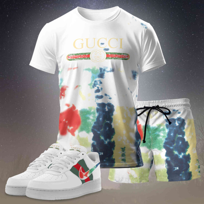 New 2025 – Set G Tracksuit  Air Force 1 & T-shirt & Shorts – chic260408