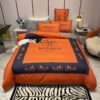 Hermes Limited Luxury Brand Bedding Set Home Decor – Max010103
