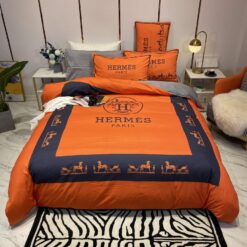 Hermes Limited Luxury Brand Bedding Set Home Decor – Max010103