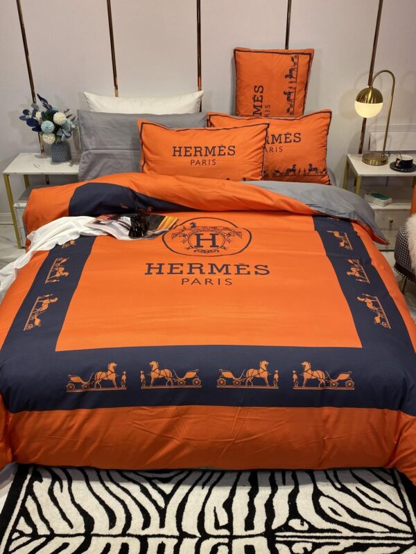Hermes Limited Luxury Brand Bedding Set Home Decor – Max010103