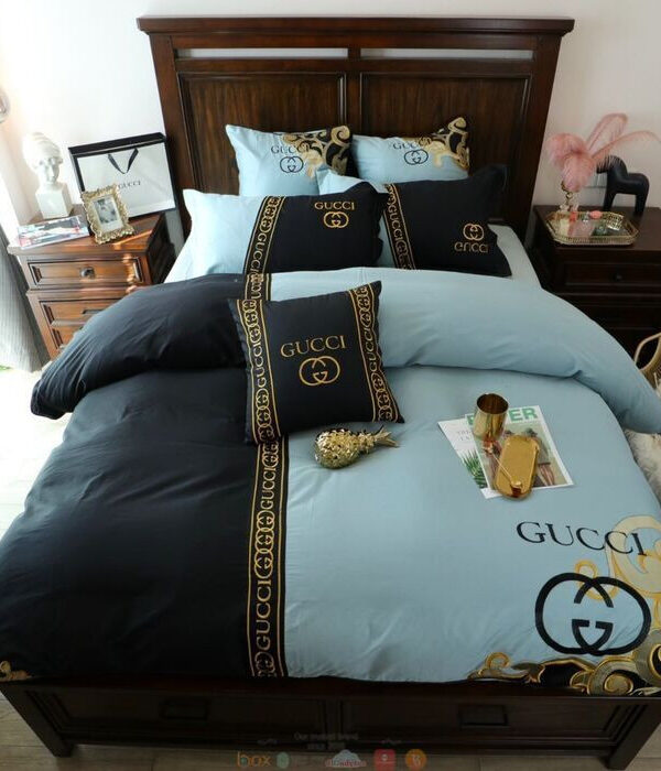 G  Premium Fashion Limited Luxury Brand Bedding Set Home Decor – Min00366