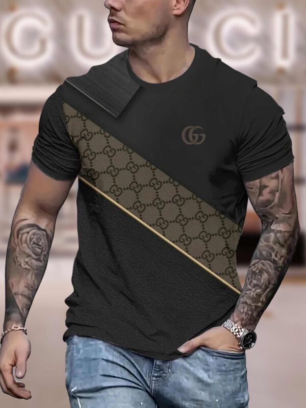 New 2025-  G  Luxury  Brand Premium T-Shirt Outfit For Men Women – Max011578